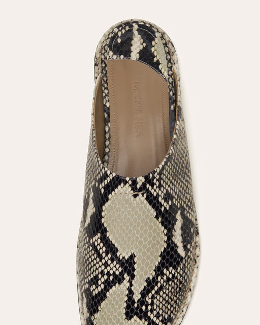 Zay | Python Printed Leather